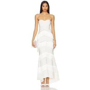 House of Harlow 1960 x REVOLVE Hera Fringe Maxi Dress in Ivory